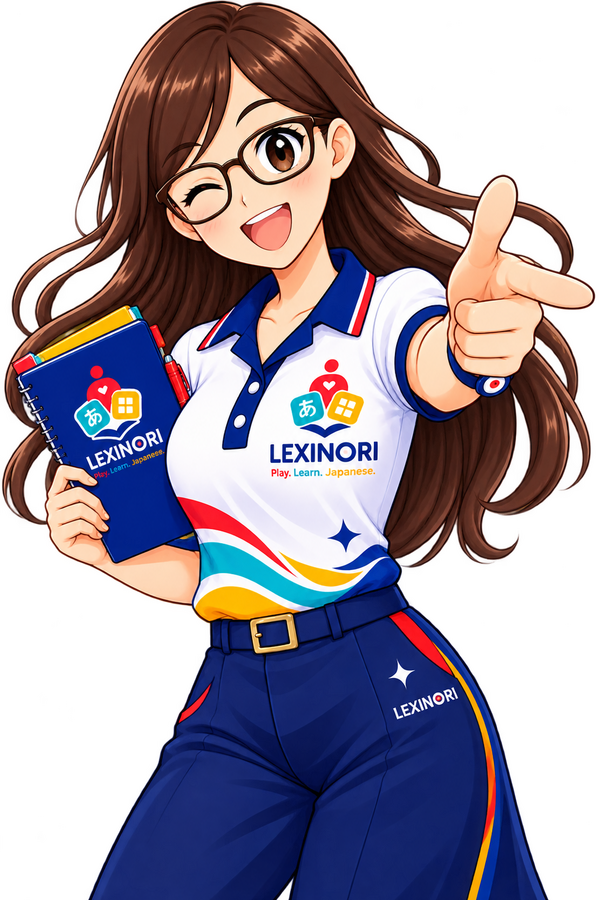Personagem feminina torcendo